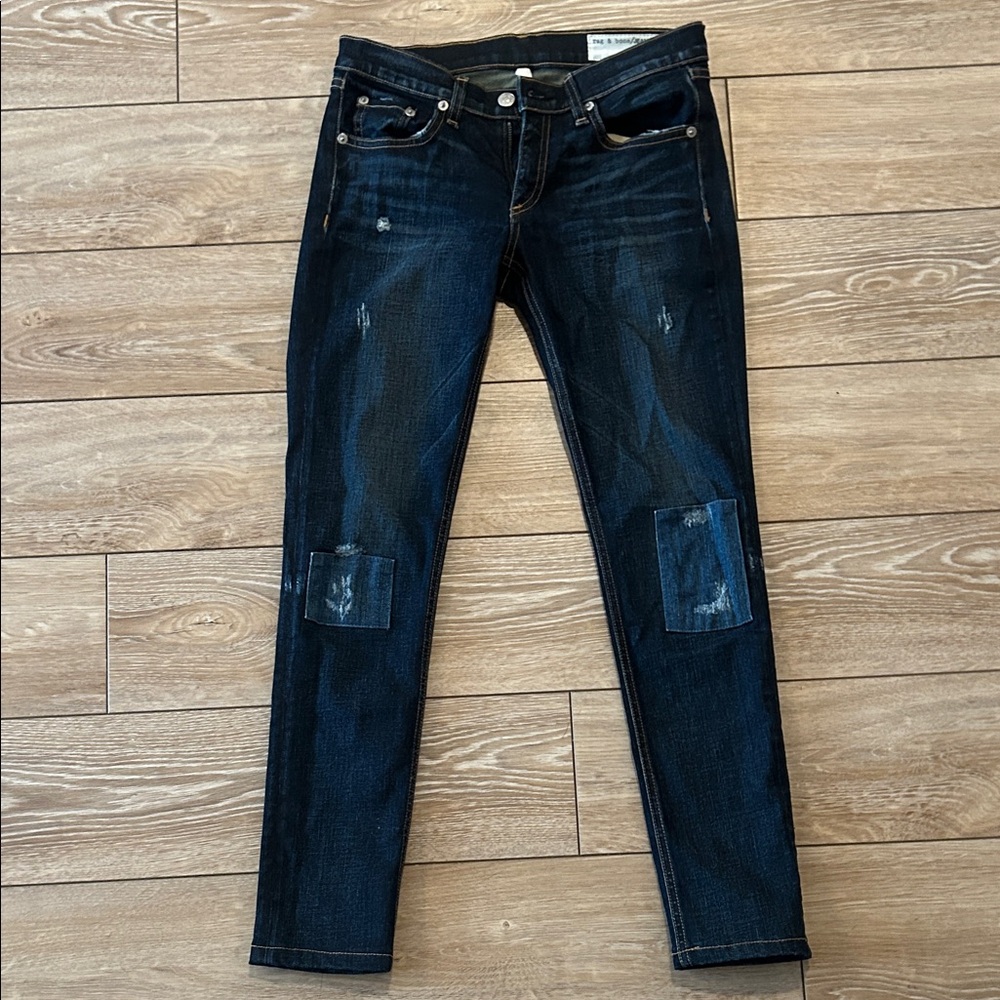 Rag & Bone Dark Indigo Skinny Jeans